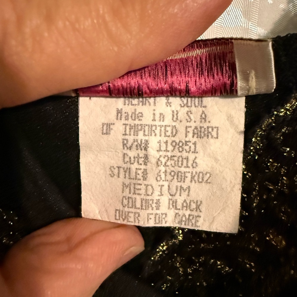 Vintage Soulmates Shift Sparkle Glitter Gauzy Lined Cocktail Dress, Prom Sz Med - Picture 4 of 8